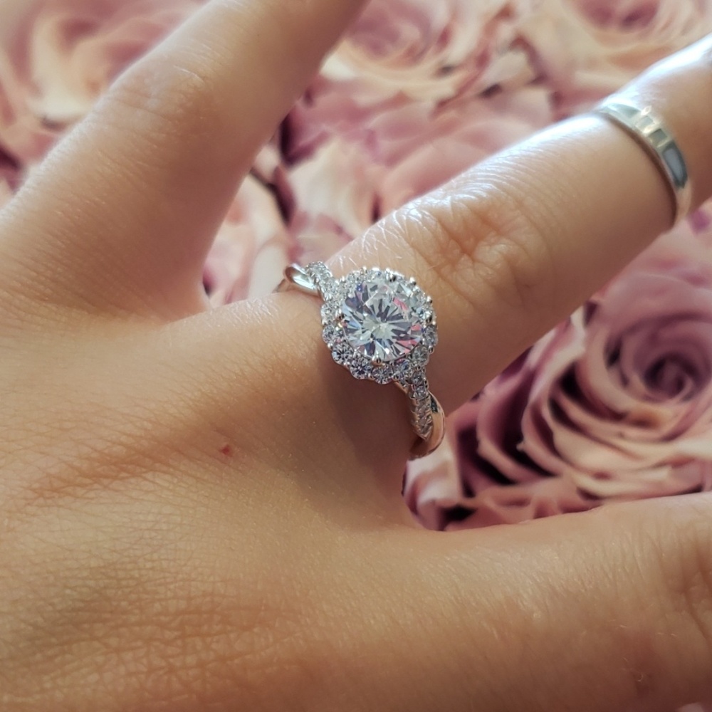 Swarovski Halo Crystal Ring
